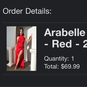 Arabelle Maxi Red Dress